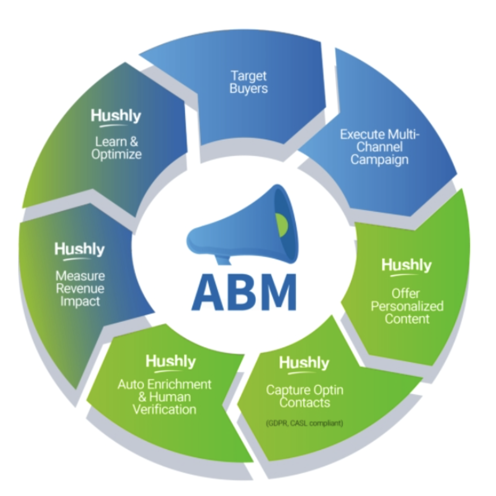 ABM steps Hushly automates for a scalable ABM strategy